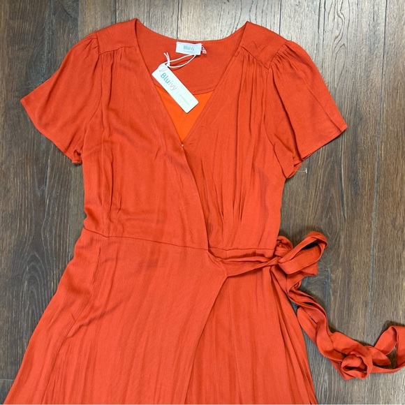 🆕 Bluivy Veronica wrap dress SZ MED - Picture 8 of 9